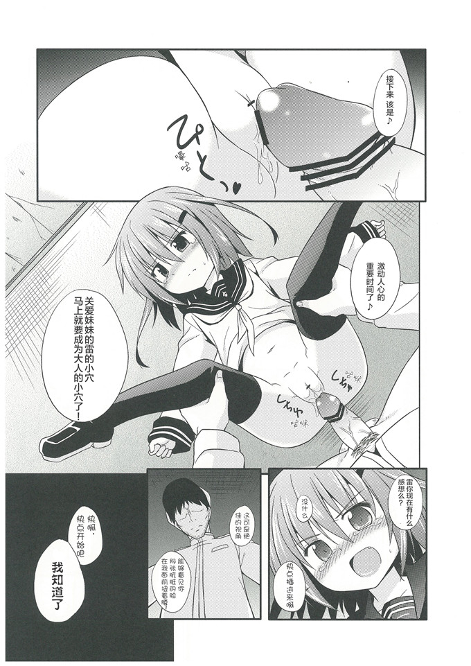 里番漫画之舰娘雷酱本子(C85) [とんずら道中 (かざわ)] 監これ