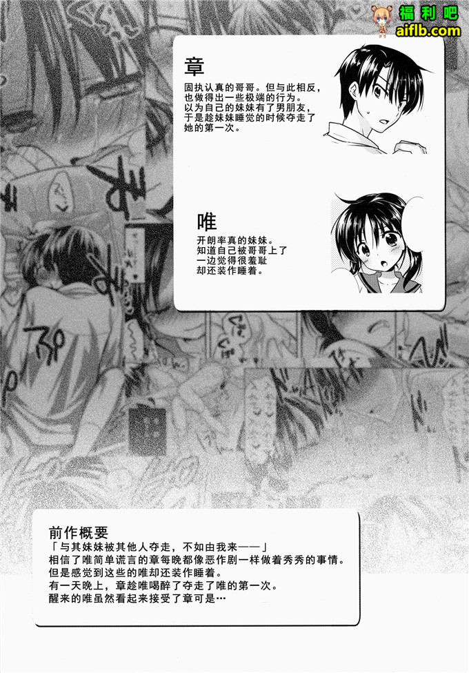 工口肉番漫画:晚上侵犯睡着的妹妹【CE家族社】(C86)